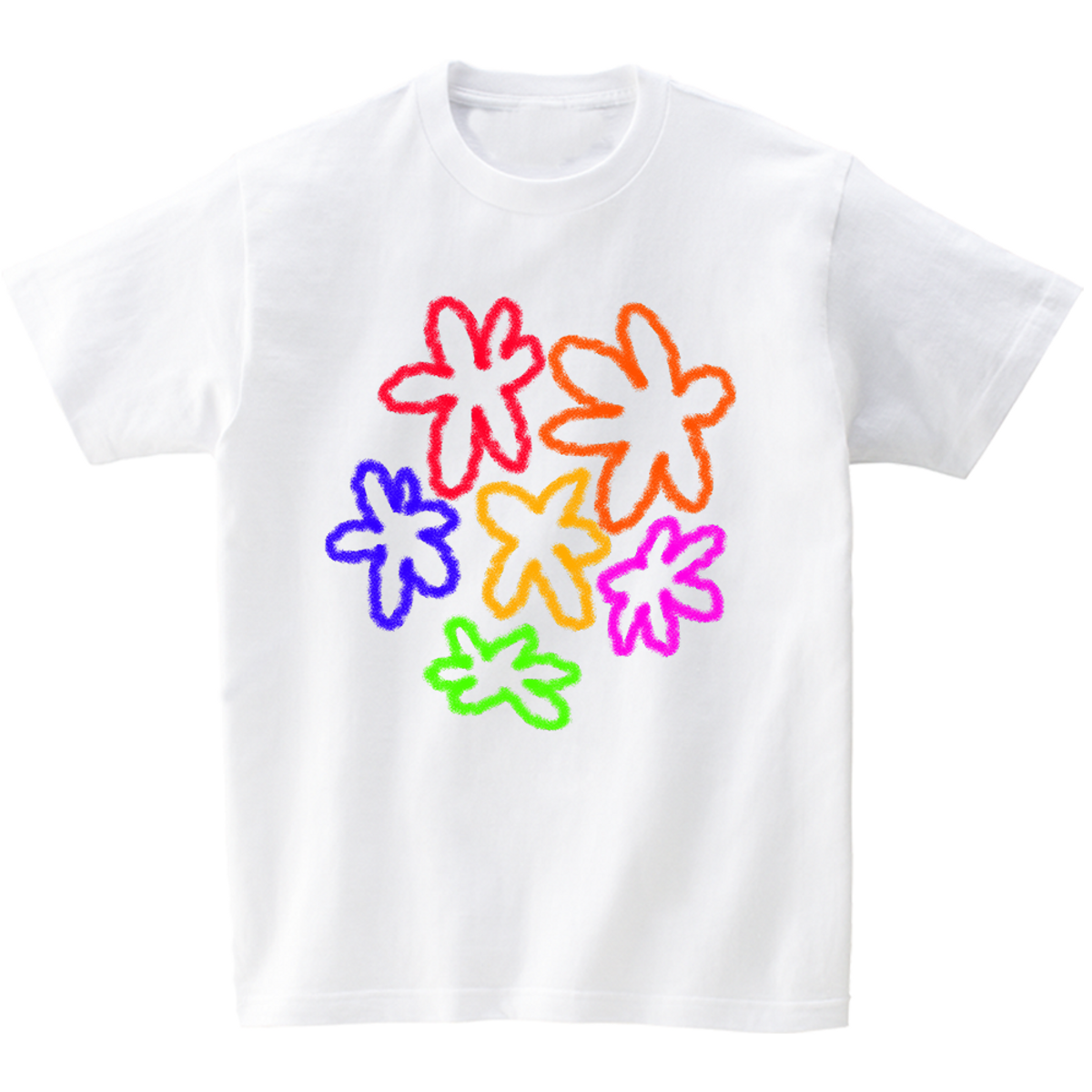 어썸어스(AWESOMEUS) COLORFUL PENCIL DRAWING T-SHIRTS_4COLOR