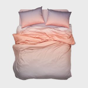 선셋 그라데이션 베딩 이불 베개 커버 세트 - 퍼플(SS/Q/K)