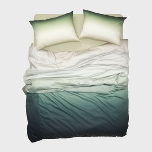 포레스트 그라데이션 베딩 이불 베개 커버 세트 - 그린(SS/Q/K)