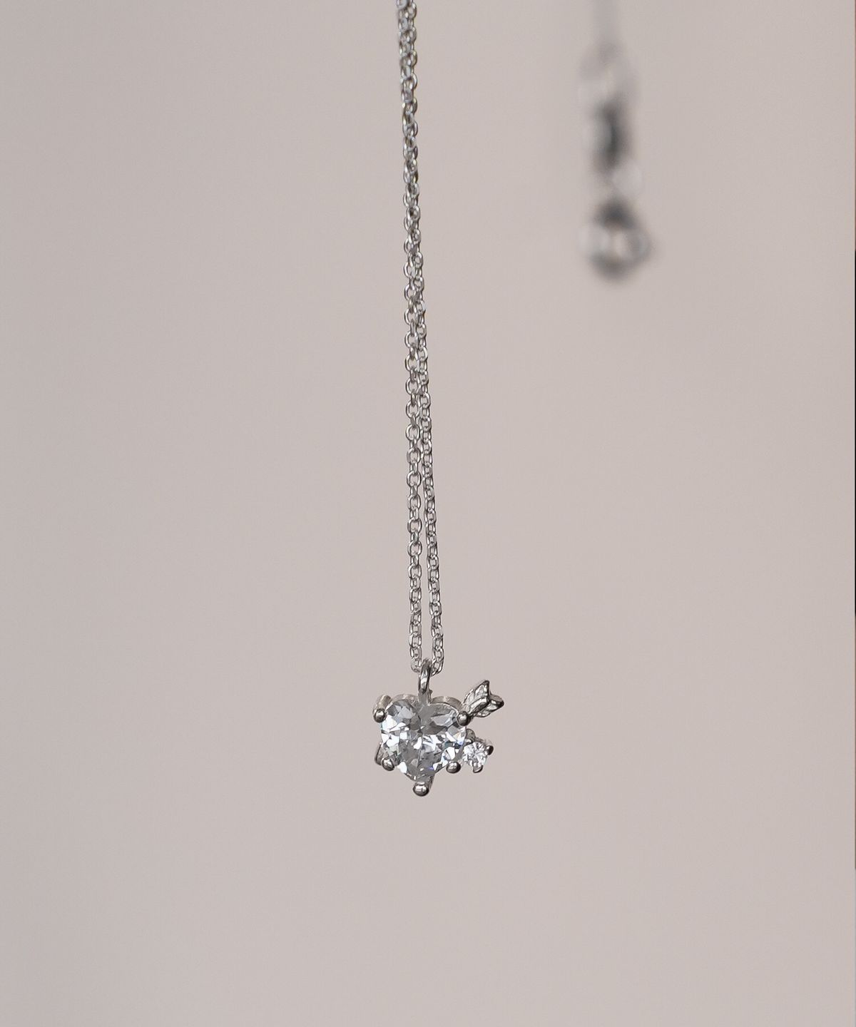 포스트루드(POSTLUDE) [SILVER] HEART CZ AR PENDANT N