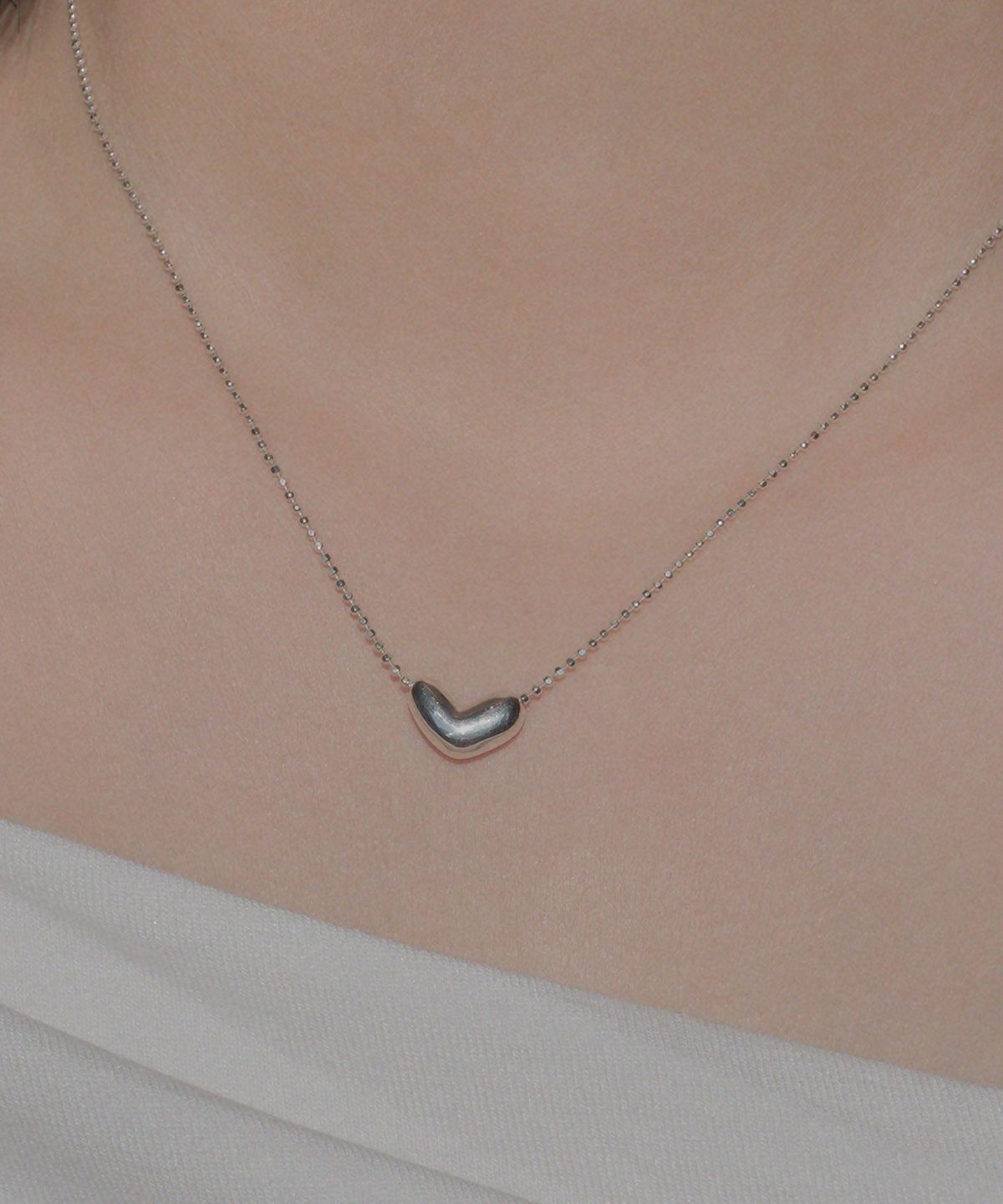 포스트루드(POSTLUDE) [SILVER] LONG LOVE SPK BALL CHAIN N