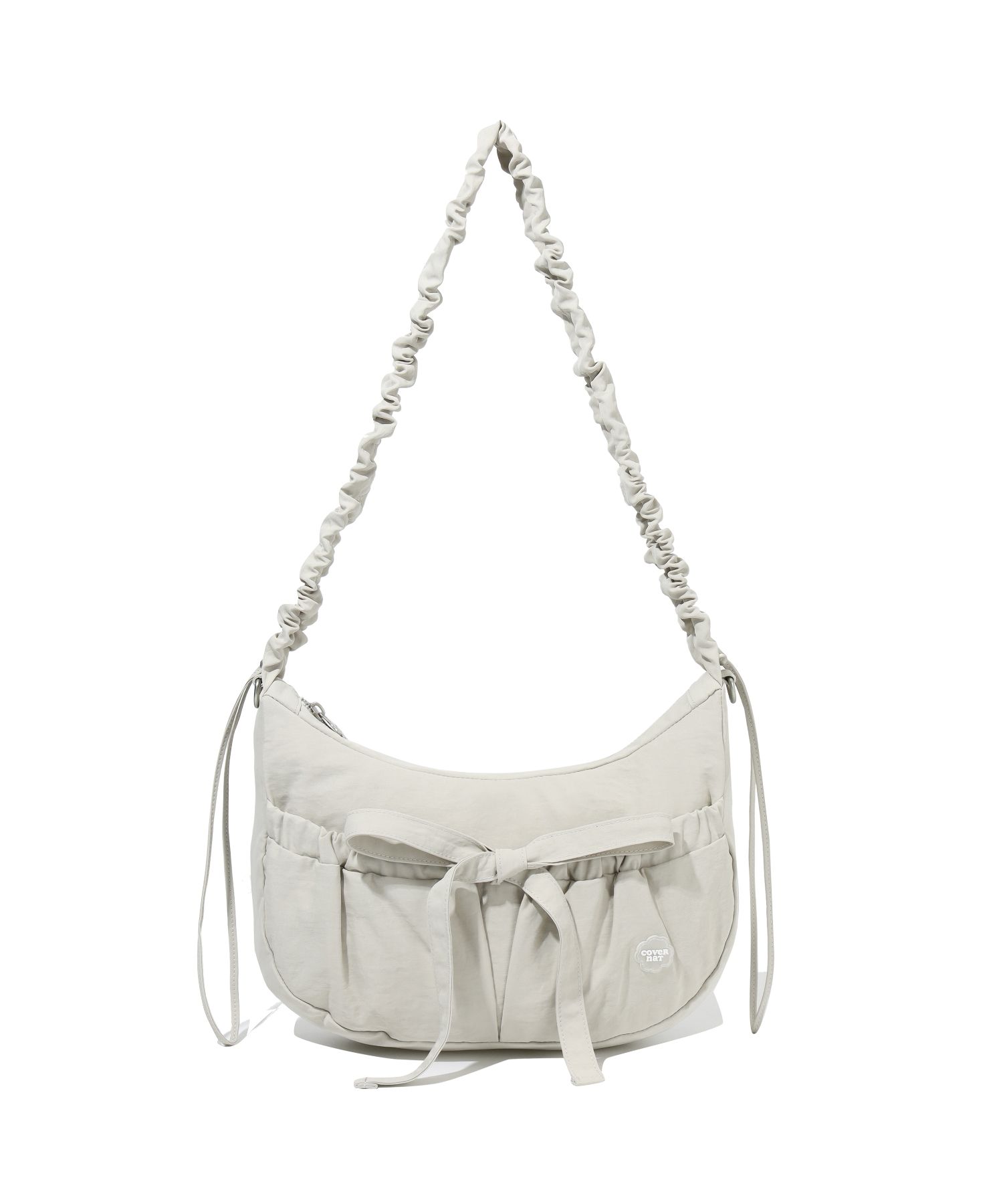 ショルダーバッグ・ポシェット COVERNAT Cloverheart Shirring Medium Nylon Hobo Bag 5JH471 MUSINSA | COVERNAT WOMAN Clover Heart Shirring Medium Nylon