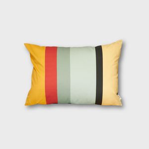 클래식 스트라이프 베개 커버 - 엘로우