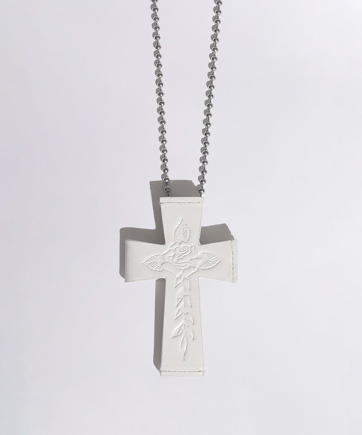 스컬프터(SCULPTOR) [Sculptor X Ed Hardy] Cross Leather Strap Wallet White