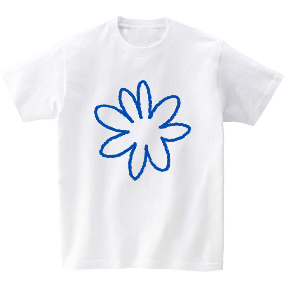 어썸어스(AWESOMEUS) PENCIL DRAWING FLOWER T-SHIRTS_4COLOR