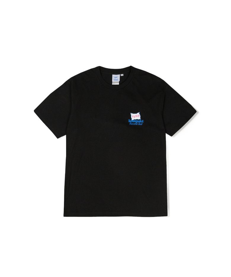 Tyke x Kompakt Record Bar T-shirt Black