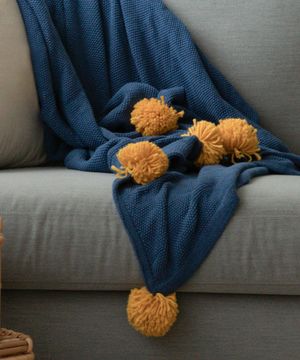 퐁퐁 쇼파 대형 니트 담요 3colors