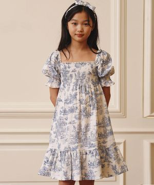 하나 반팔 여아 원피스 Paris, 베이비핑크