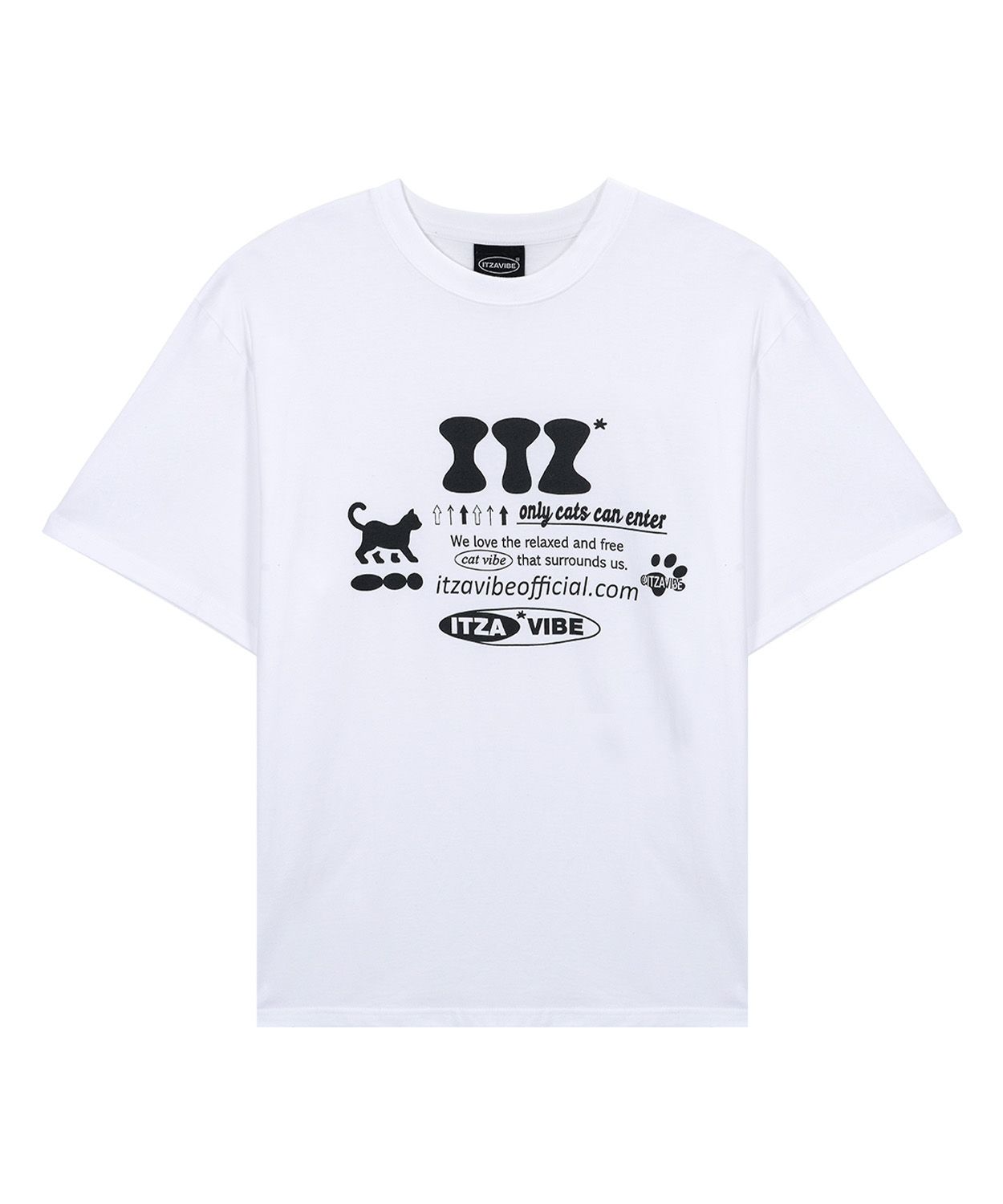 ◆24SS ITZAVIBE ITZ OFFICIAL LOGO T SHIRT/3色◆ MUSINSA | ITZAVIBE ITZ OFFICIAL LOGO T SHIRT - WHITE