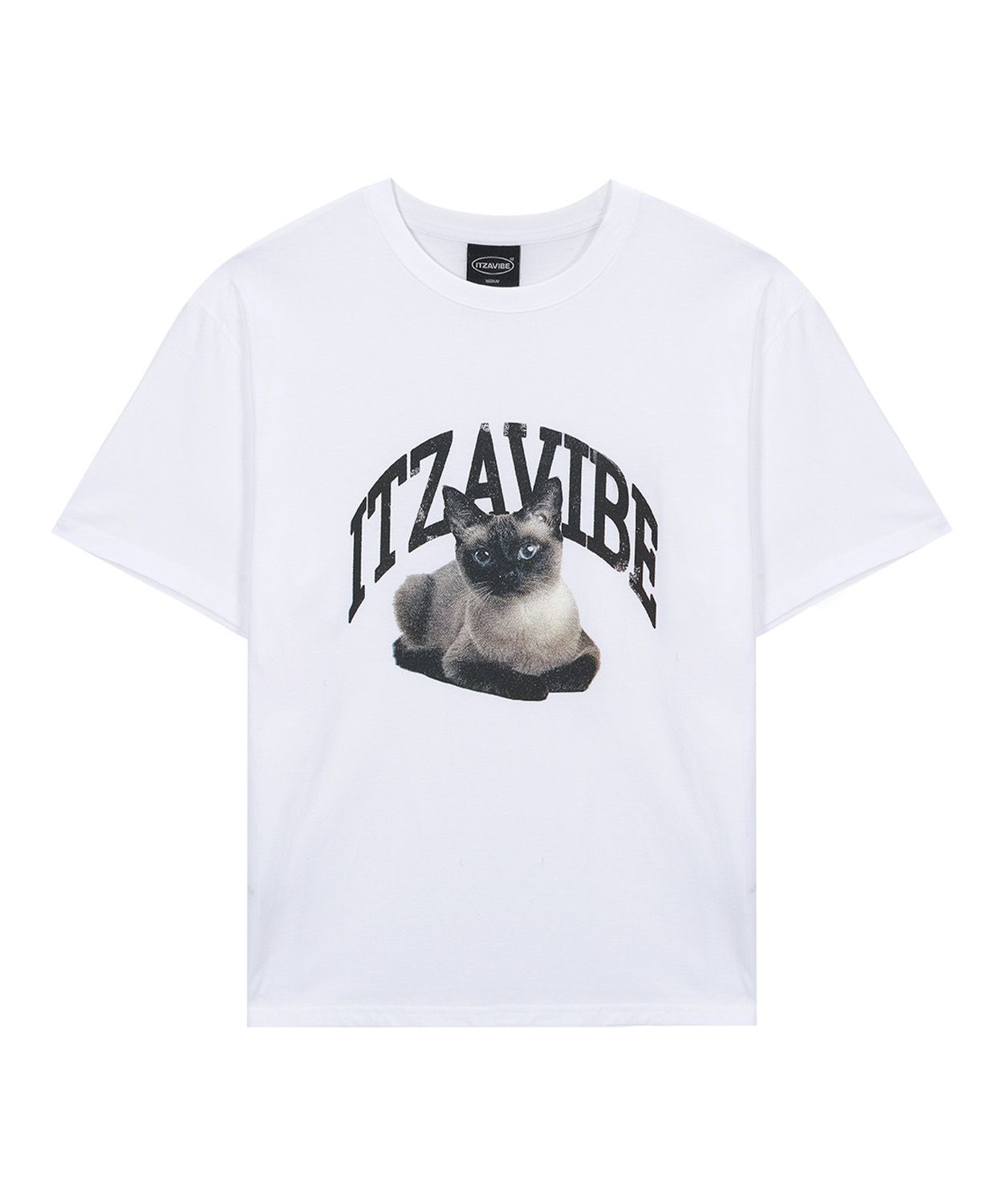 Tシャツ・カットソー ITZAVIBE SIAMESE CAT VINTAGE LOGO T SHIRT MUSINSA | ITZAVIBE SIAMESE CAT VINTAGE LOGO T SHIRT