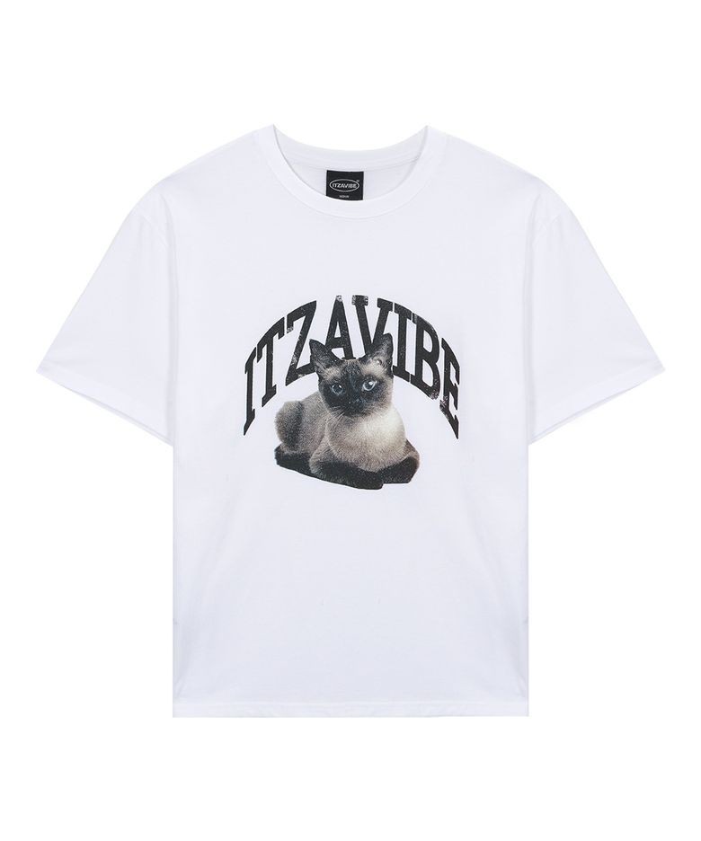SIAMESE CAT VINTAGE LOGO T SHIRT
