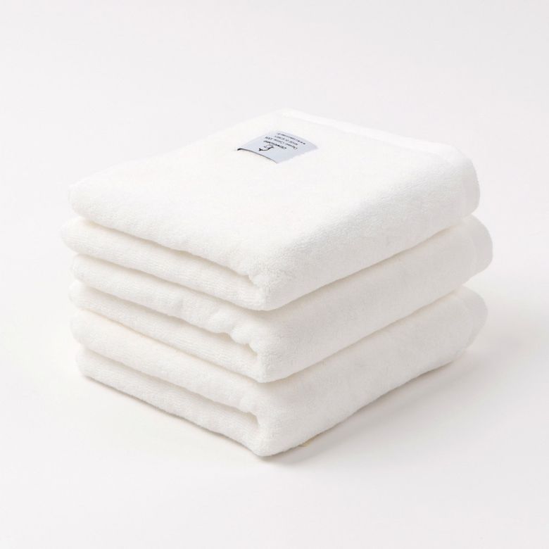 파스텔 수건 화이트 185g 3장
