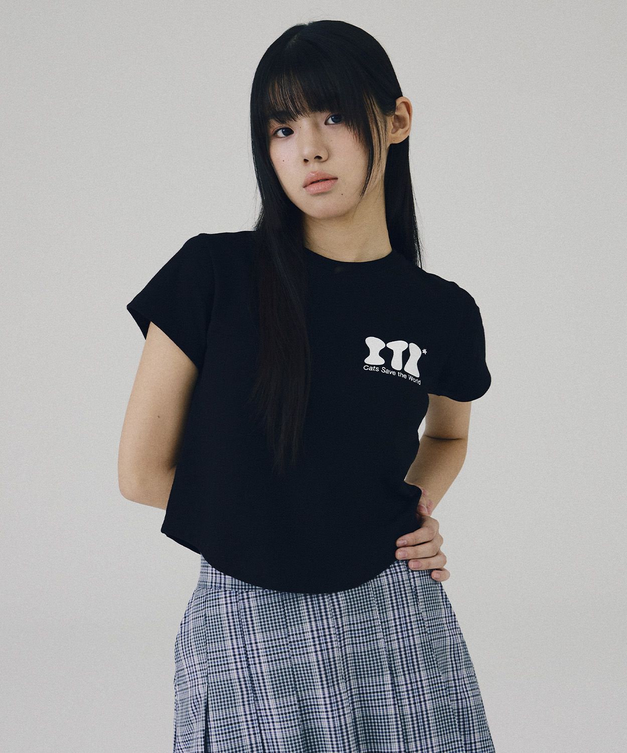 Tシャツ・カットソー ITZAVIBE ITZ OFFICIAL LOGO CROP T SHIRT BLACK ITZ OFFICIAL LOGO CROP T SHIRT - BLACK - ITZAVIBE | 60