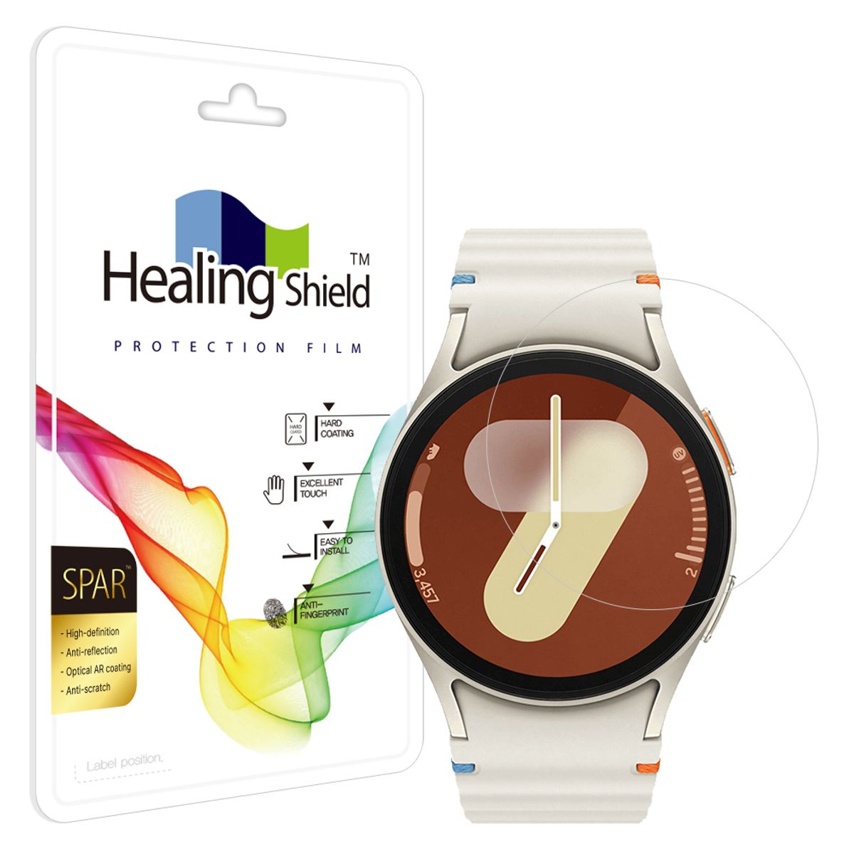 힐링쉴드(HEALINGSHIELD) 갤럭시워치7/6/5/4 40mm 슈페리어 AR 고화질 액정보호필름 2매