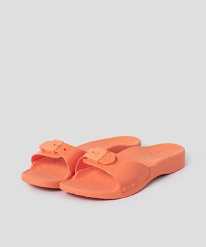 (WOMEN) PVC 원 스트랩 샌들  오렌지 (HH44K2A138)