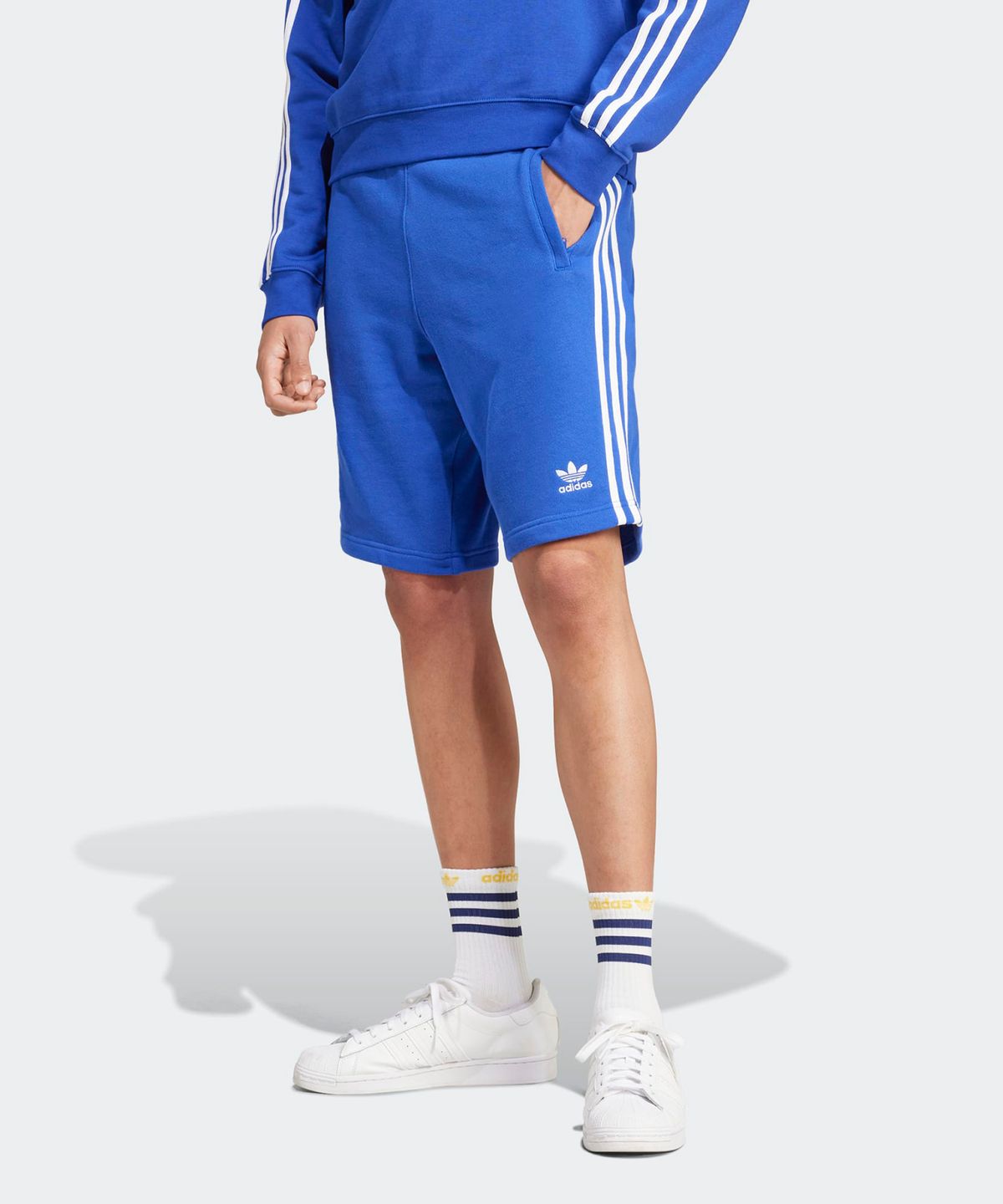 아디다스(ADIDAS) 3S 숏 팬츠 - 블루 / IZ3063