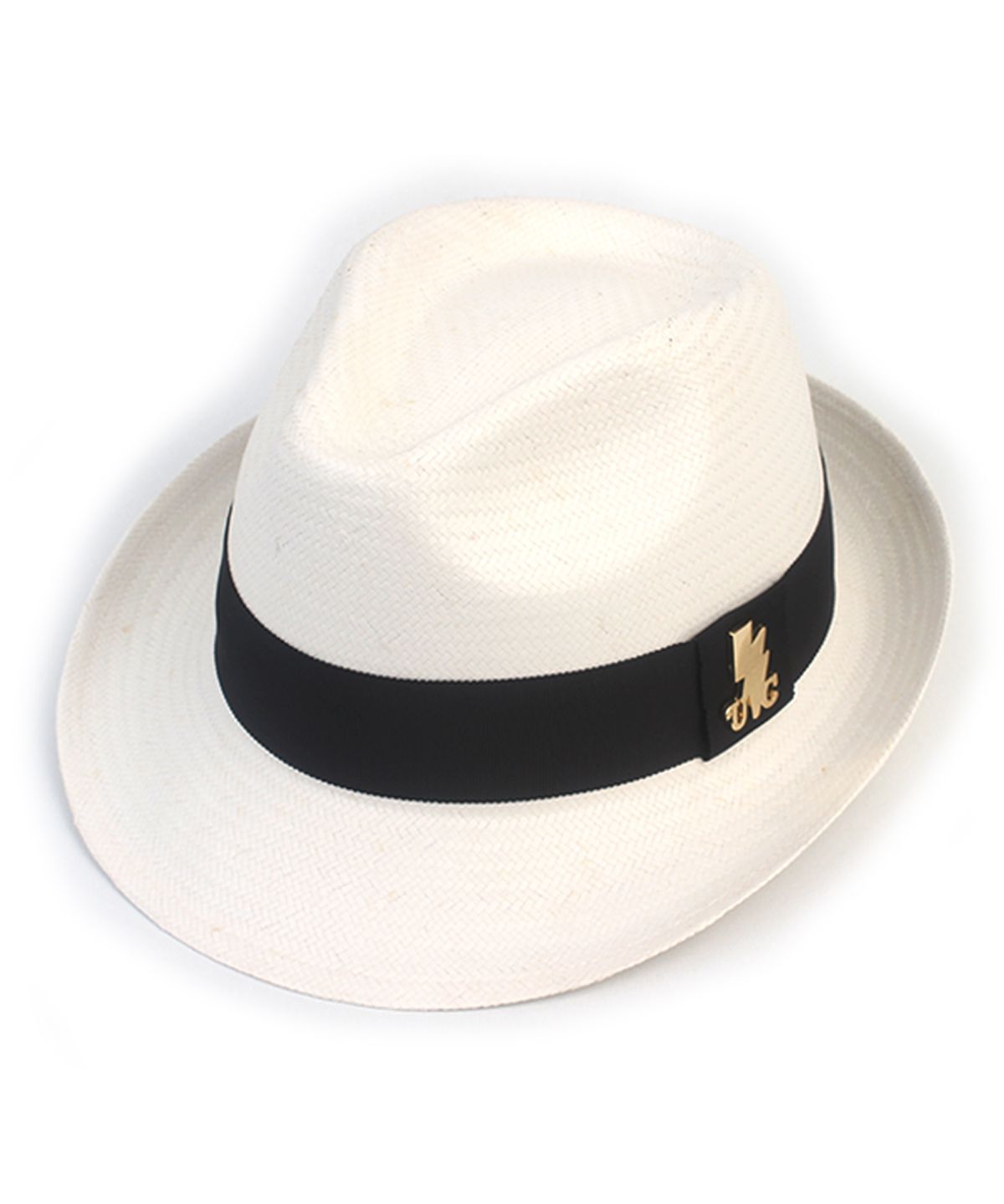 유니버셜 케미스트리(UNIVERSAL CHEMISTRY) BU Gentle Line White Fedora 여름모자