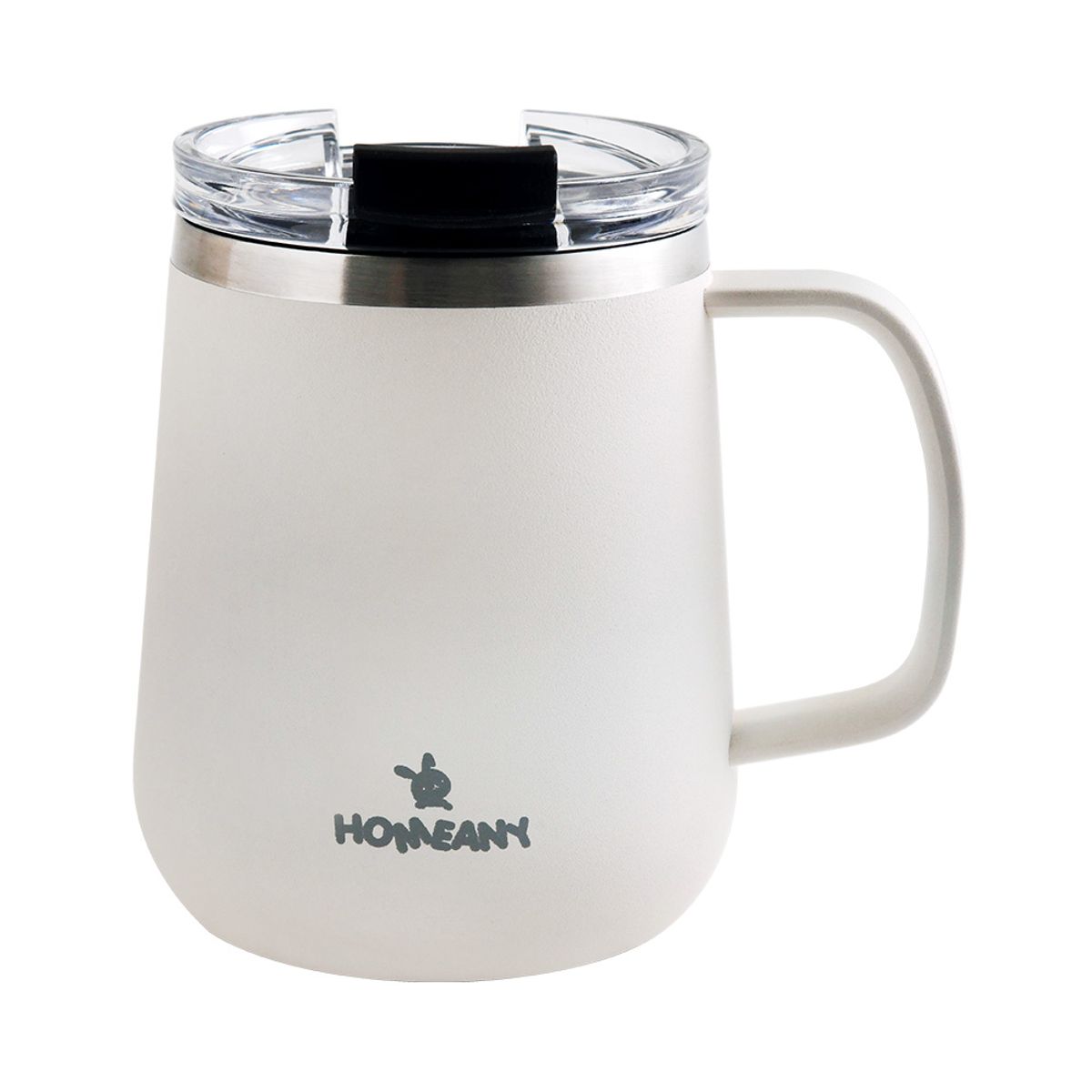 홈애니(HOMEANY) 마카롱 스텐머그 330ml - 화이트