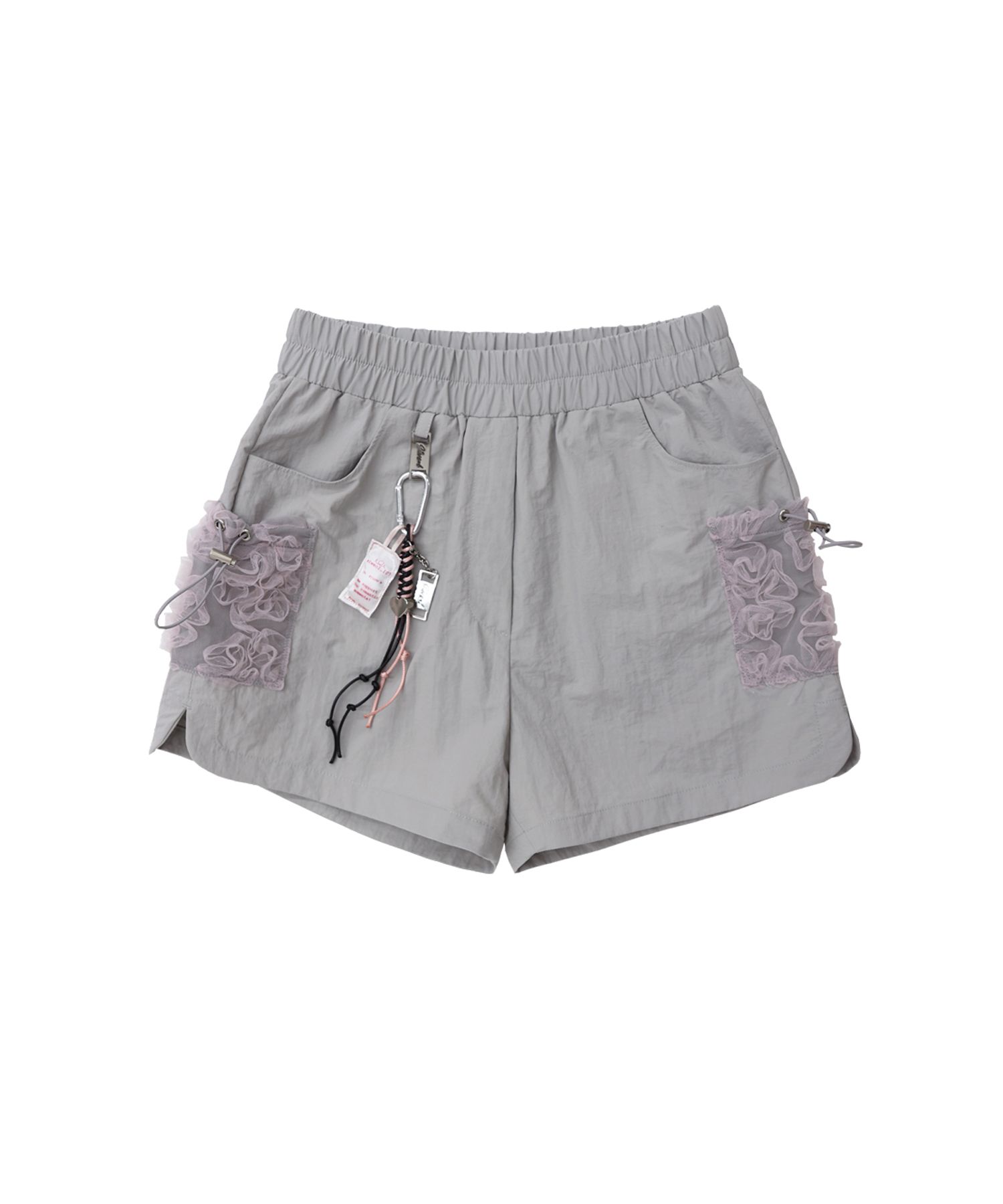 【SIWEOL107】lace cargo pants lace cargo pants (khaki) - SIWEOL107 | 60% - Asian Fashion
