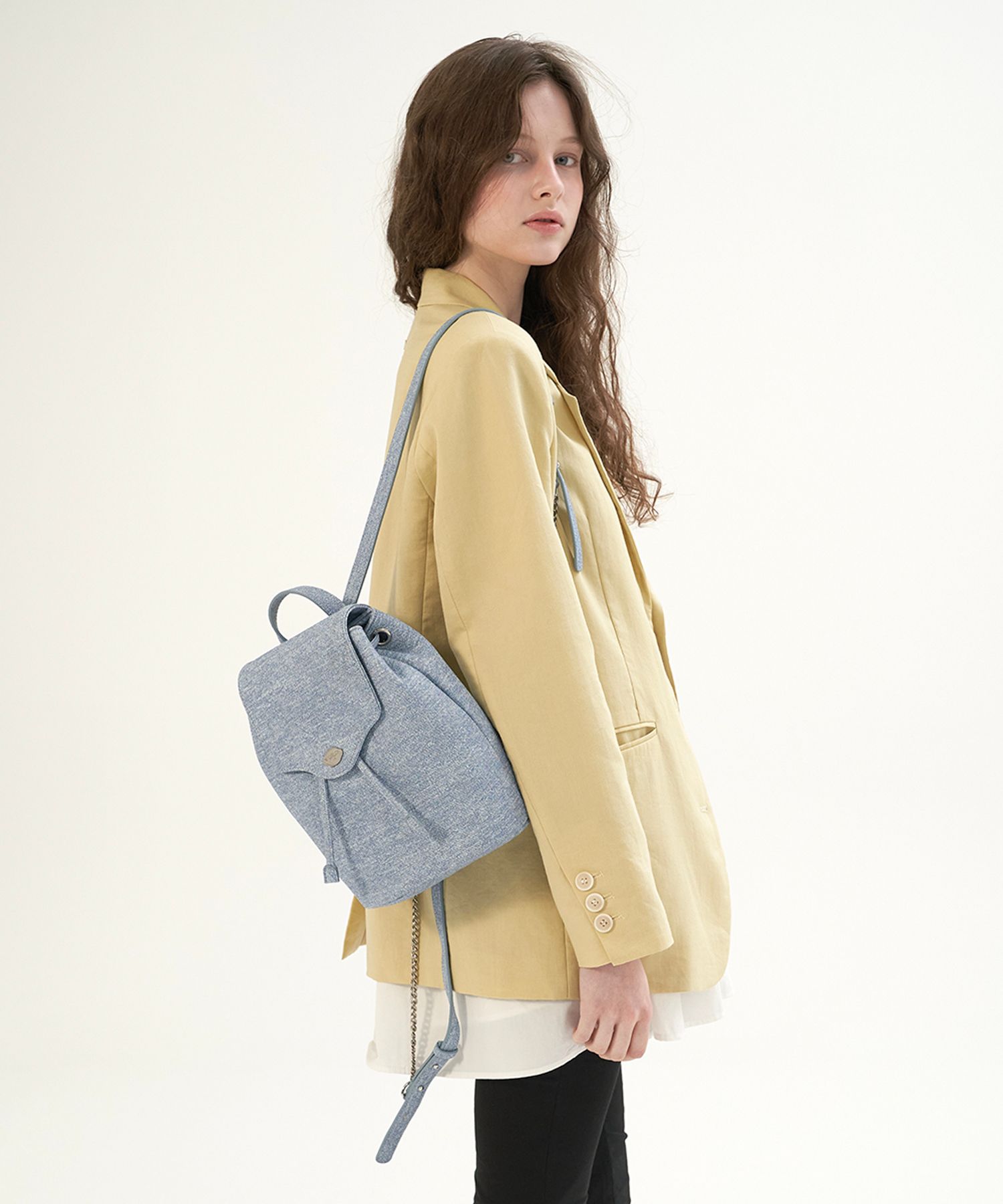 [SOMEWHEREBUTTER] / ☆ fle backpack / denim MUSINSA | SOMEWHEREBUTTER Fle Backpack - Denim