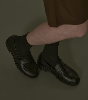 남자 소가죽 베이직 페니 로퍼 SFT-201