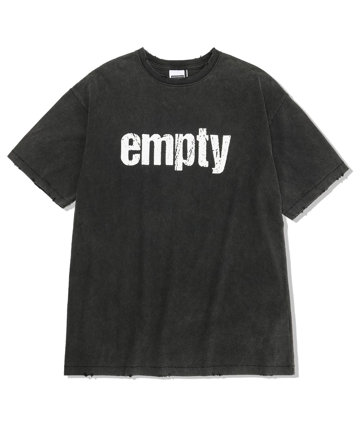 공백(GONGBAEK) Empty Faded Short Sleeve_Vintage Black
