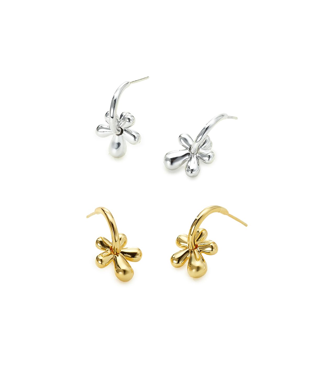 파인드엘리스(FINDELISE) 925 시그니처 데이지 후크 귀걸이