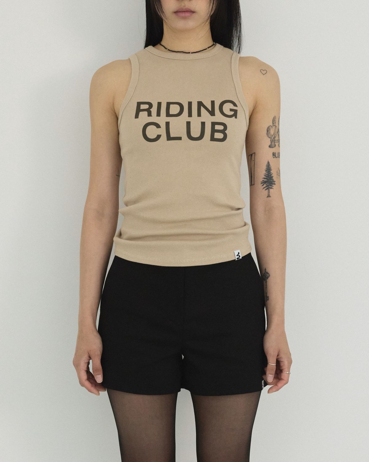 미와이후(MIYHOO) RIDING CLUB SLEEVELESS ( FUZZY )