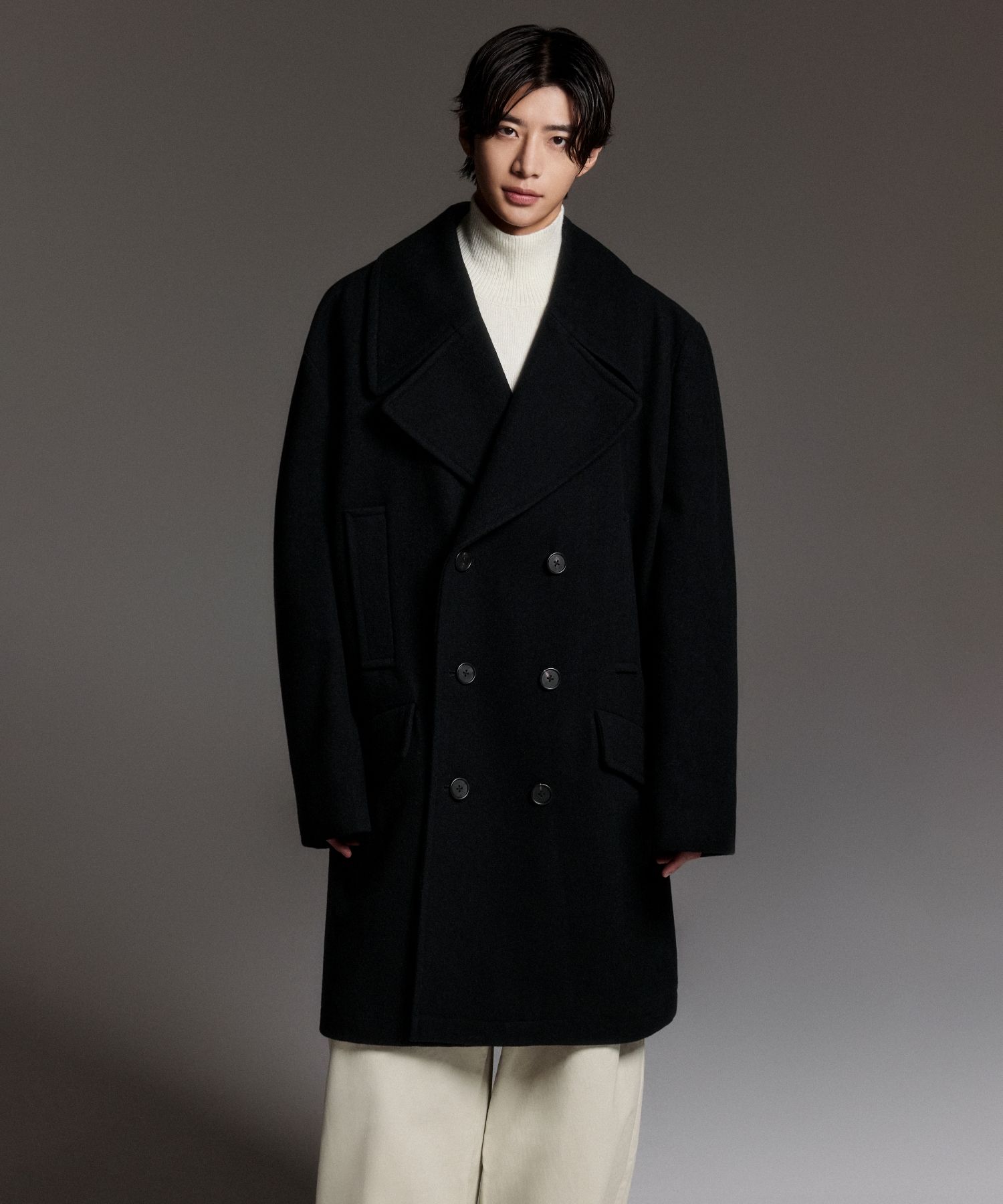 MUSINSA公式 | MUSINSA STANDARD ウールブレンドエクストラオーバー