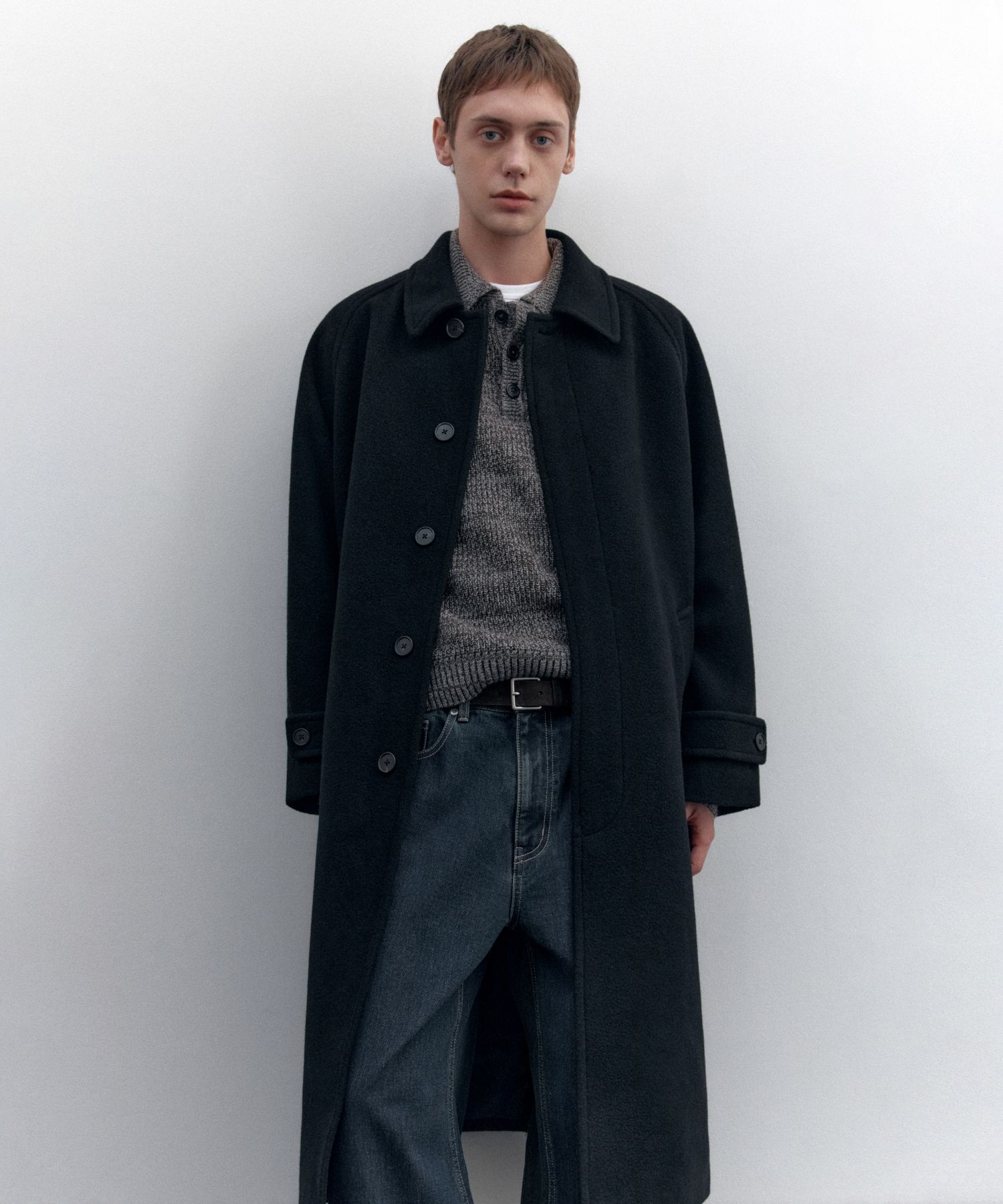 MUSINSA公式 | MUSINSA STANDARD ウールブレンドブックルオーバー