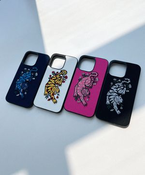 [패브릭 자수 케이스]Tiger flower