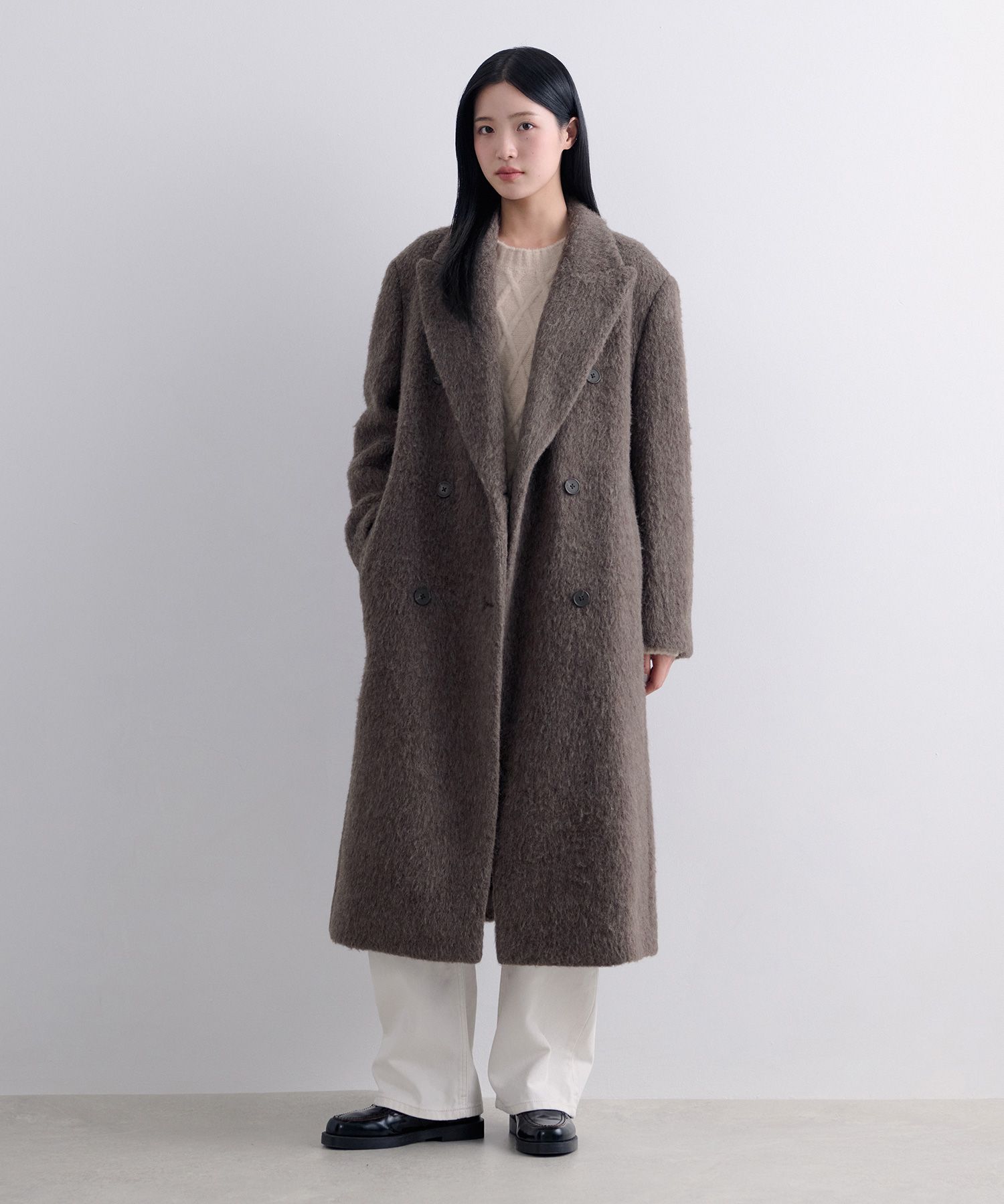 MUSINSA公式 | MUSINSA STANDARD WOMAN ウィメンズヘアリーアルパカ