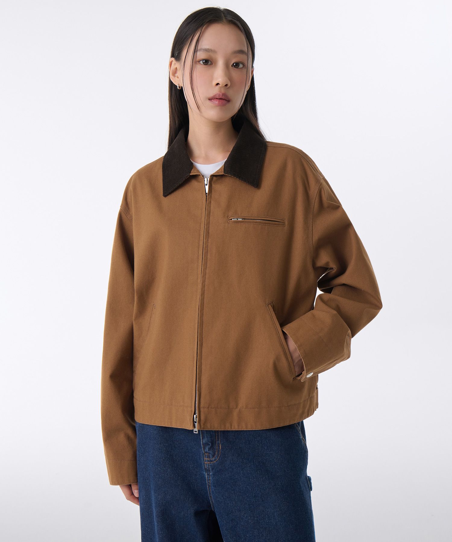 MUSINSA公式 | MUSINSA STANDARD WOMAN Women's Canvas Work Jacket