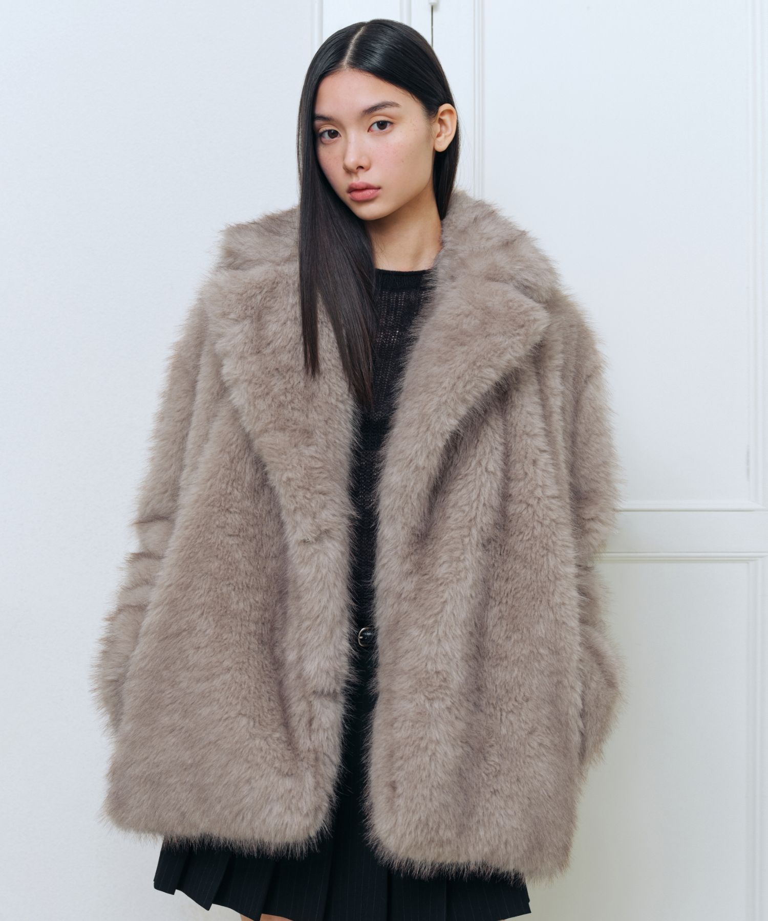 MUSINSA | MUSINSA STANDARD WOMAN Women's Shaggy Faux Fur