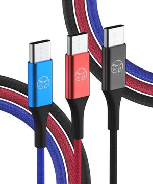 메탈 패브릭 갤럭시 C타입 고속충전 케이블 3color