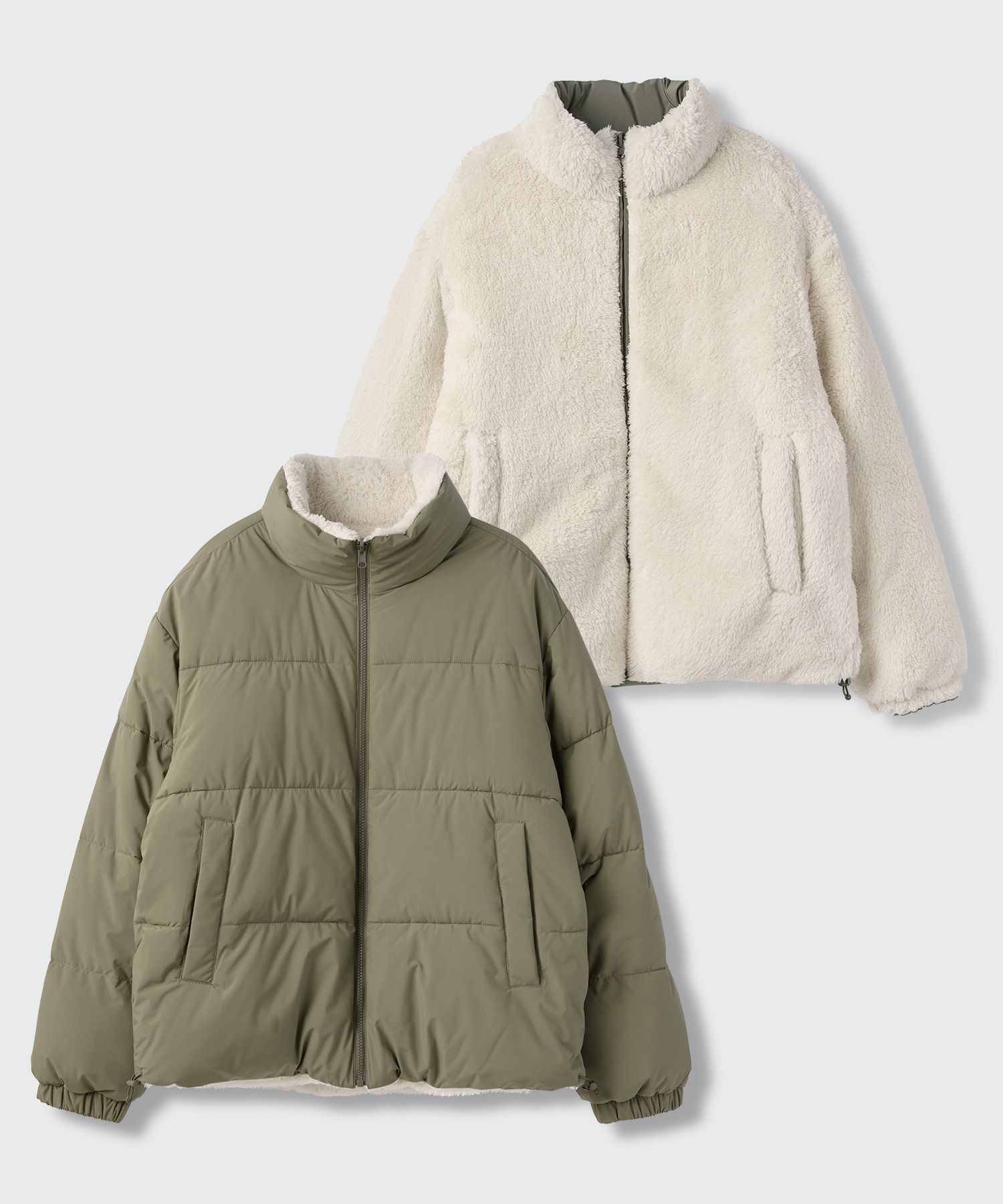 アウターその他 [MUSINSA STANDARD]DAILY PUFFER REVERSIBLE FLEECE SHORTJACKET MUSINSA公式 | MUSINSA STANDARD Daily Puffer Reversible