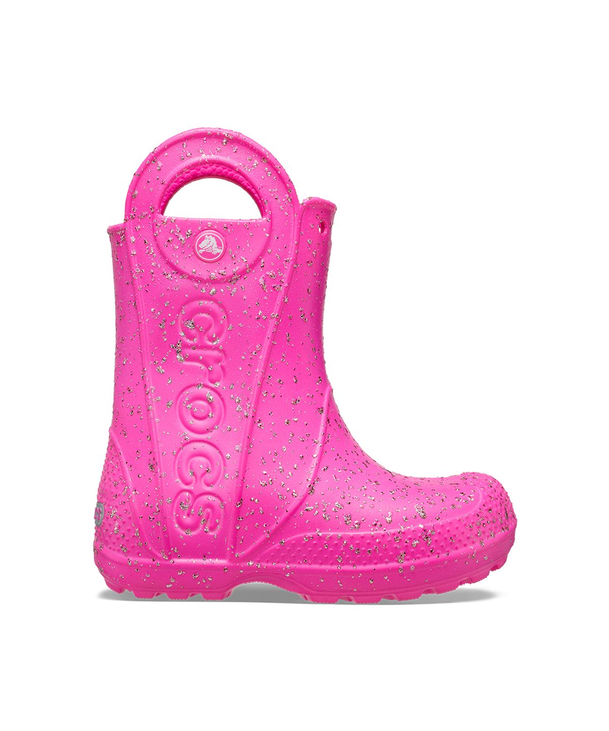 크록스키즈(CROCS KIDS) 키즈 핸들 잇 글리터 레인부츠 PCR (24SKBT210391)