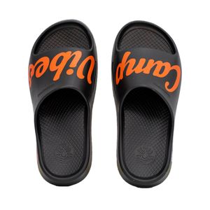 폴러스터프 X 프리워터스 클라우드9 슬라이드 POLER BLACK CAMP VIBES