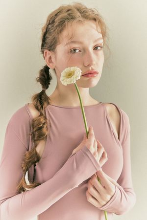 LEOTARD BOLERO CARDIGAN_Mauve Pink