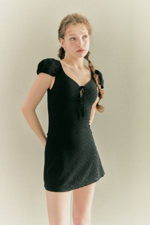 NYMPH LACE SWIMSUIT_Black