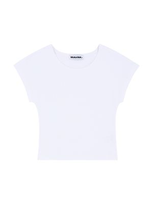 코스모 크롭 티셔츠 [화이트]