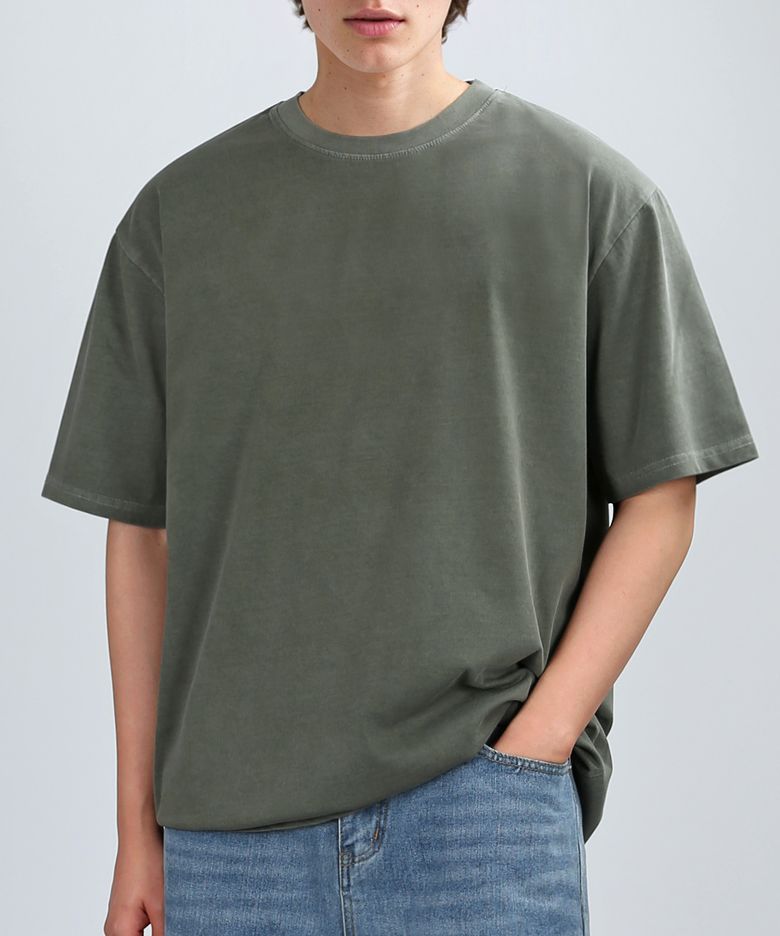 20.S PIGMENT T-SHIRTS (WASHED KHAKI)