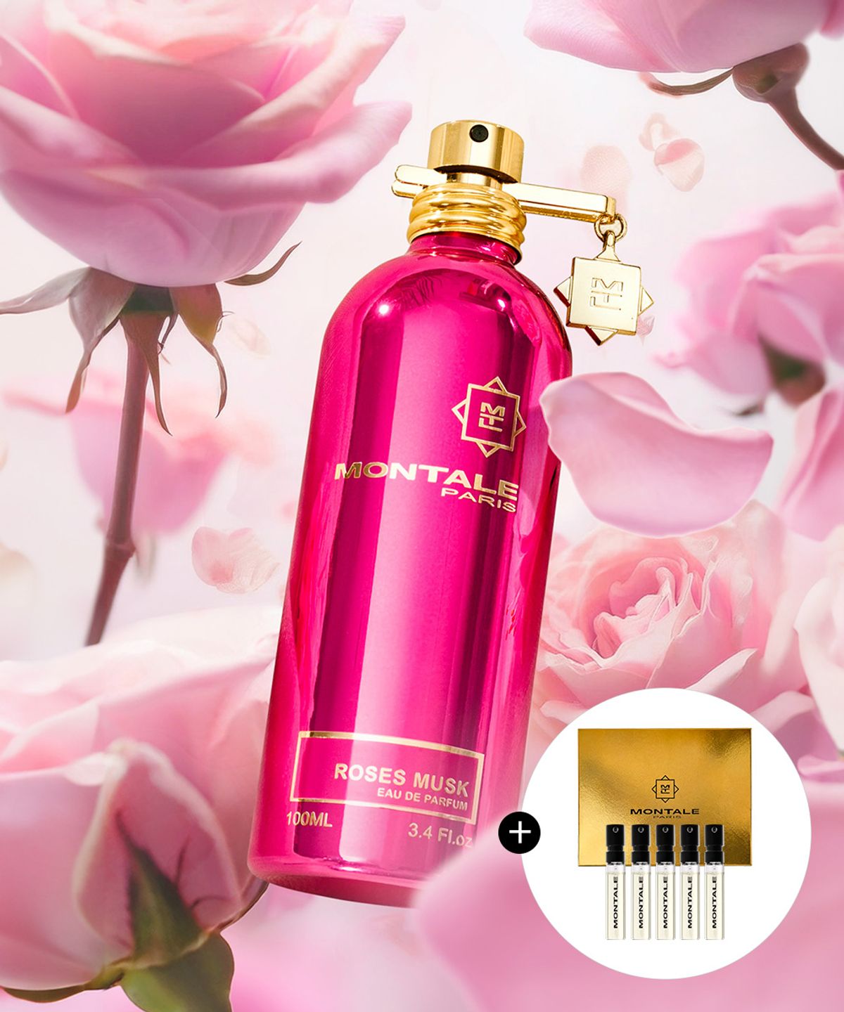 몽탈(MONTALE) 로즈 머스크 EDP 100ml [증정] 샘플러 키트 (2ml x 5종)
