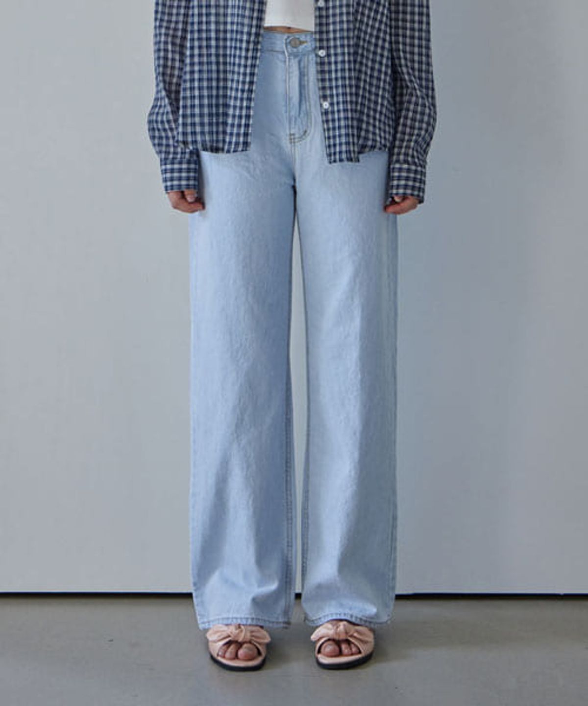 헤인트(HAINT) DARIA LONG WIDE DENIM PANTS_2COLORS_LIGHT BLUE