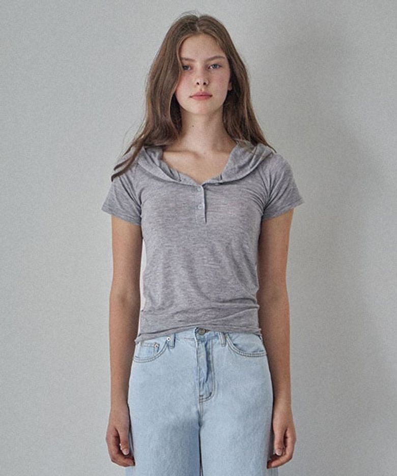 HOLY HOOD T-SHIRT_2COLORS_GRAY