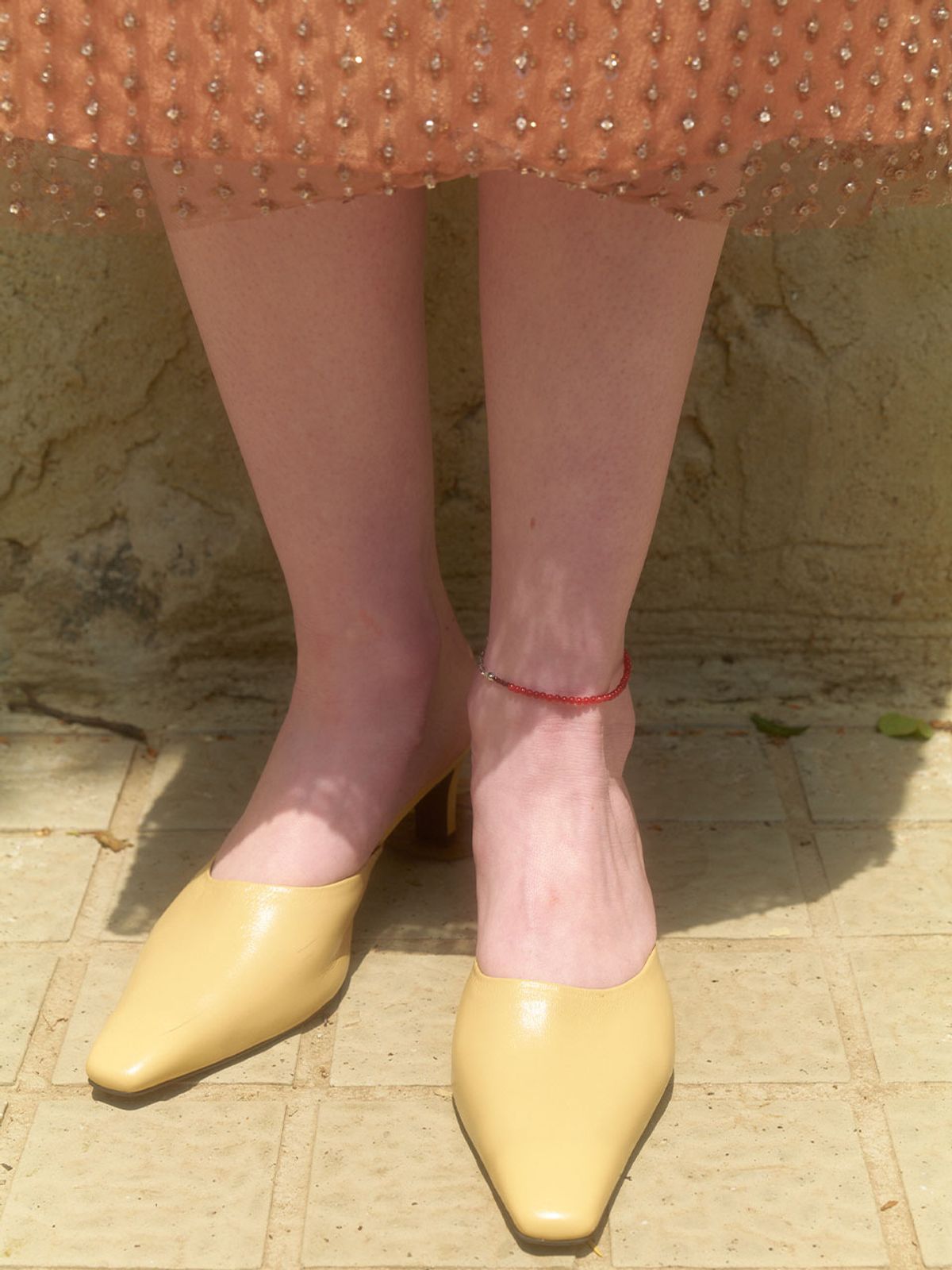 러브미몬스터(LOVE ME MONSTER) Cherry Gem Anklet (L242MAK020)