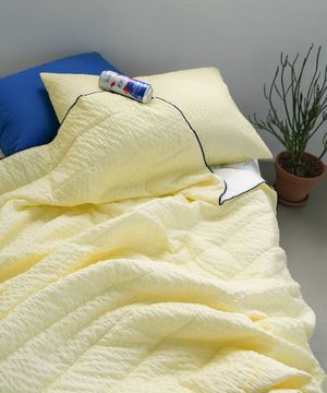 더블쿨 여름 순면 알러지케어 시어서커 쿨 냉감차렵이불 단품 3colors (SS/Q)