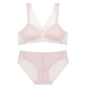 [나는브라] 노와이어 브라헴팬티세트_라이트핑크