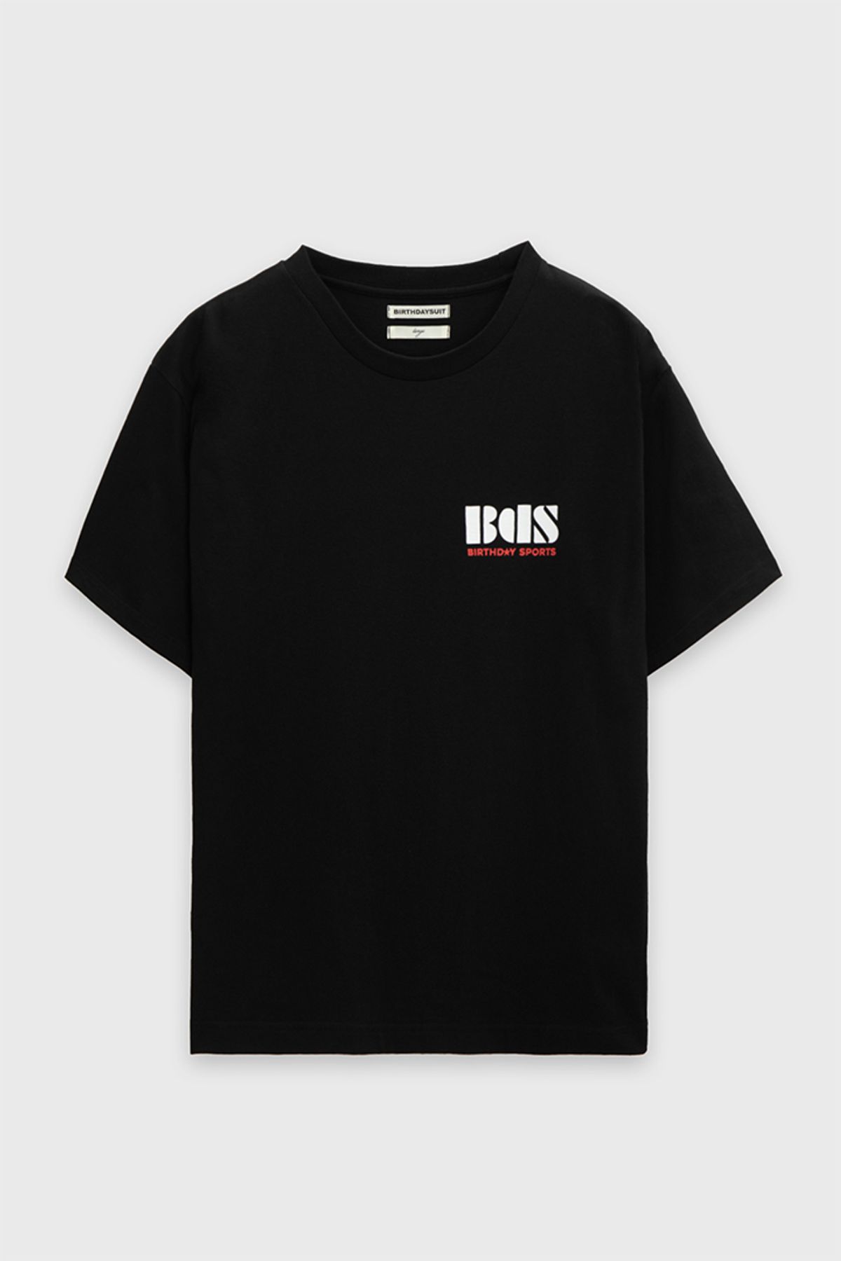 벌스데이수트(BIRTHDAYSUIT) BIRTHDAY SPORTS T-SHIRT (BLACK)