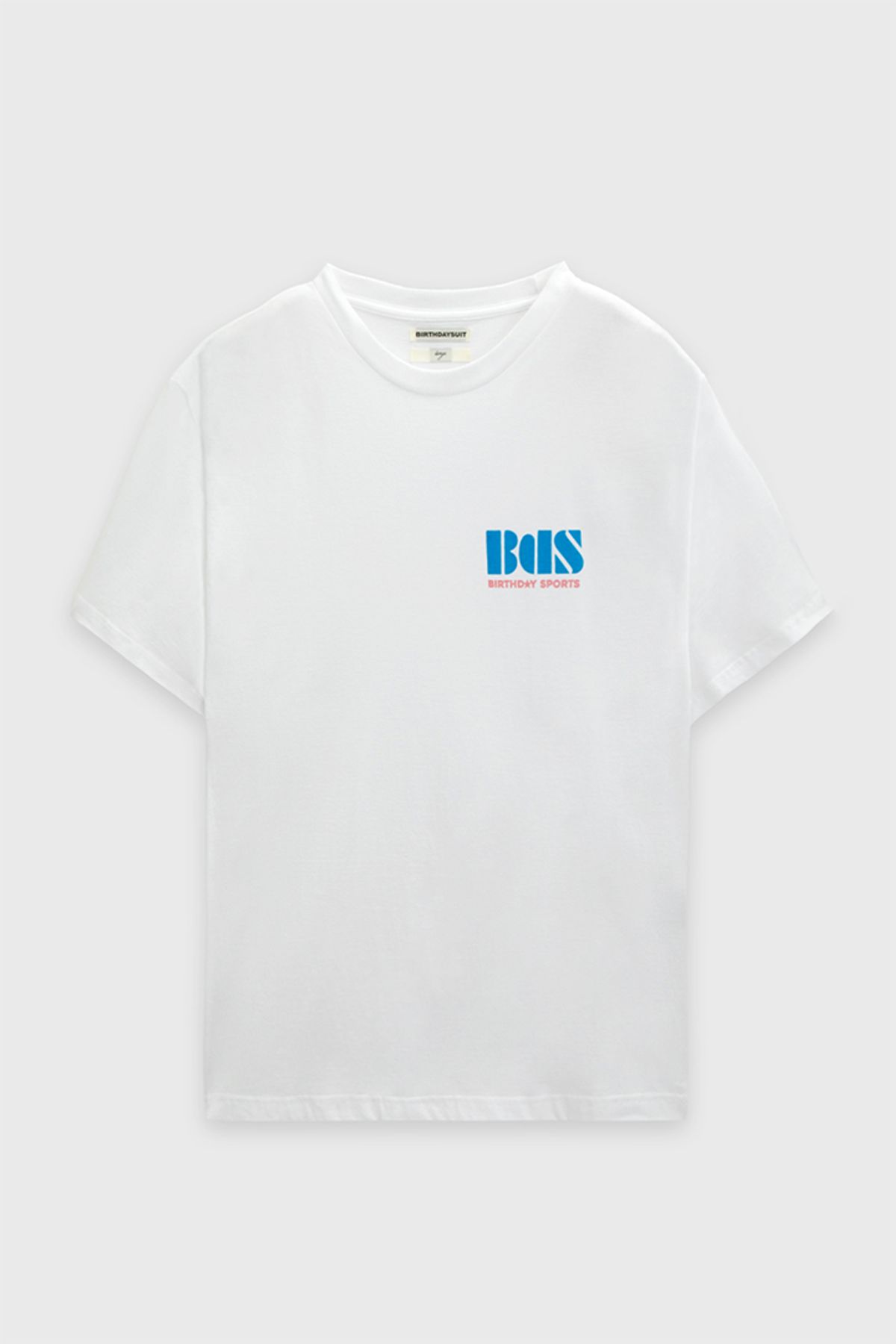 벌스데이수트(BIRTHDAYSUIT) BIRTHDAY SPORTS T-SHIRT (WHITE)